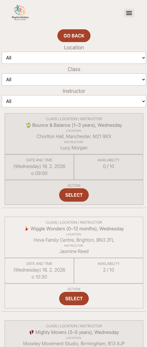 Screenshot — client profile 101