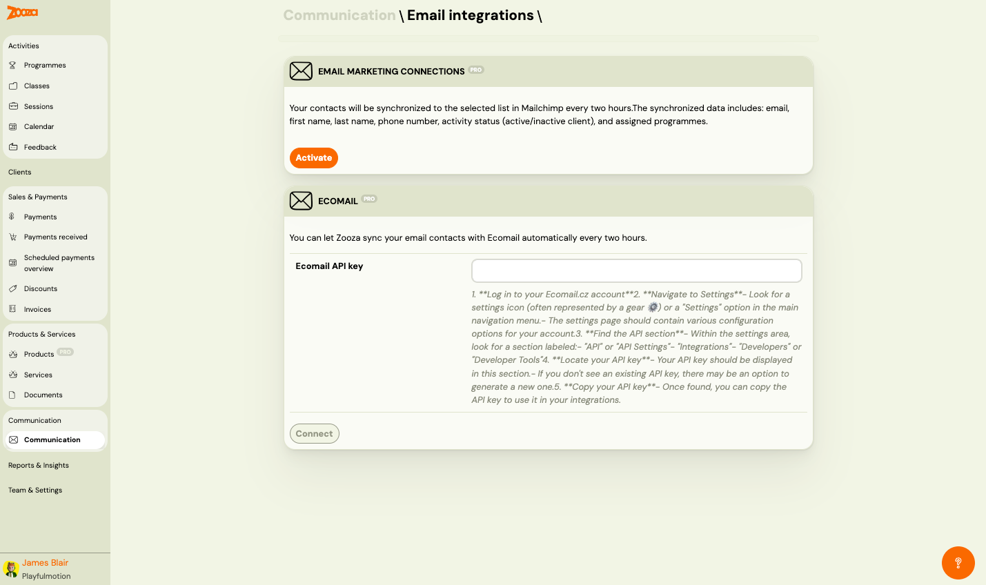 Email integrations