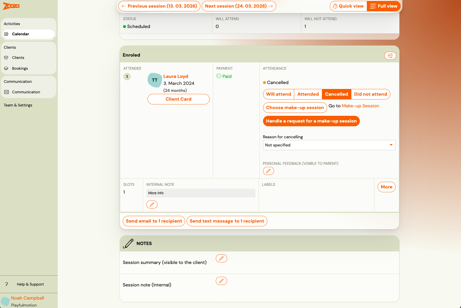 Screenshot — custom replacement lessons