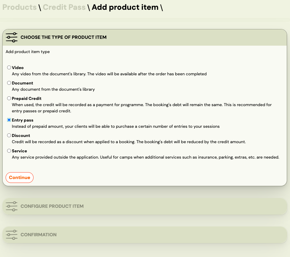 Add item