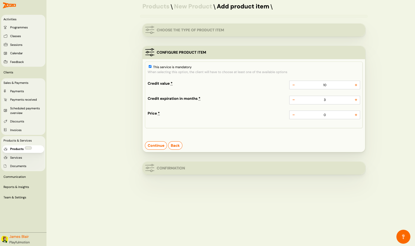Configure discount