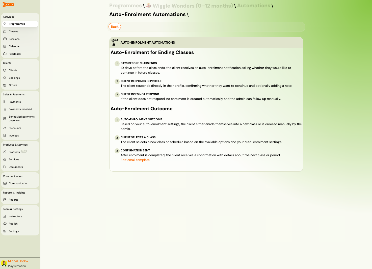 Auto-Enrolment Automations